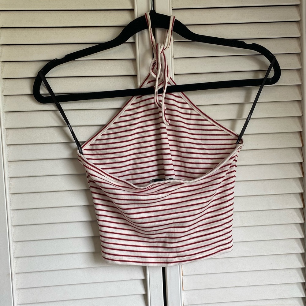 Striped Halter Set - Picture 2 of 6